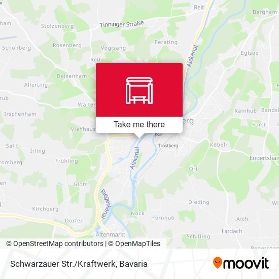 Schwarzauer Str./Kraftwerk map