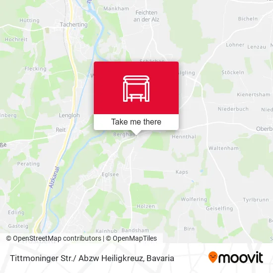 Карта Tittmoninger Str./ Abzw Heiligkreuz
