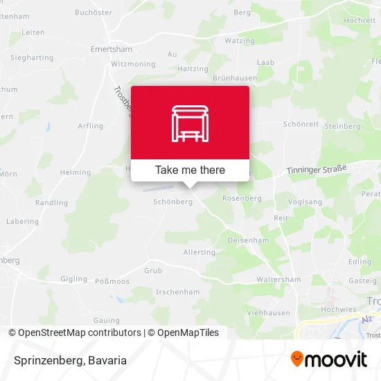Карта Sprinzenberg