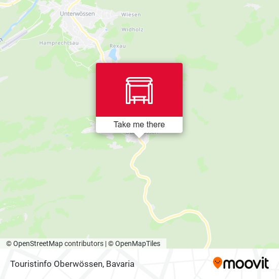 Touristinfo Oberwössen map