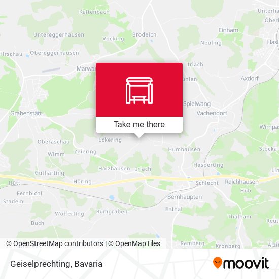 Карта Geiselprechting