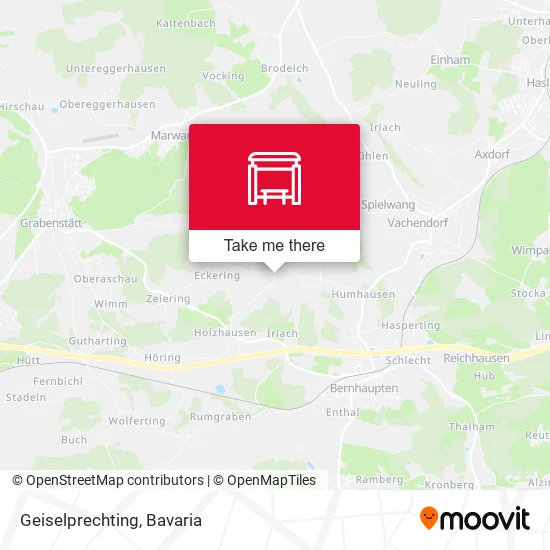 Карта Geiselprechting