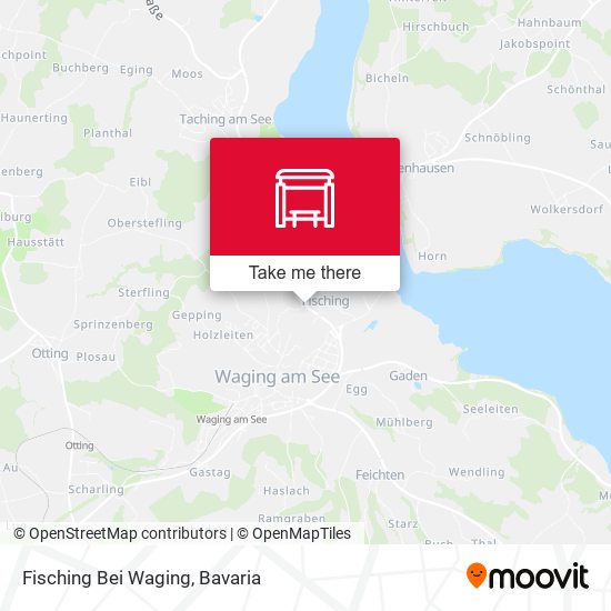 Карта Fisching Bei Waging