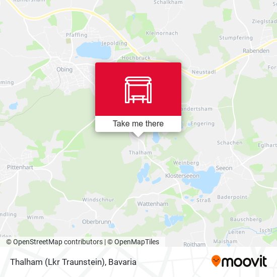 Thalham (Lkr Traunstein) map