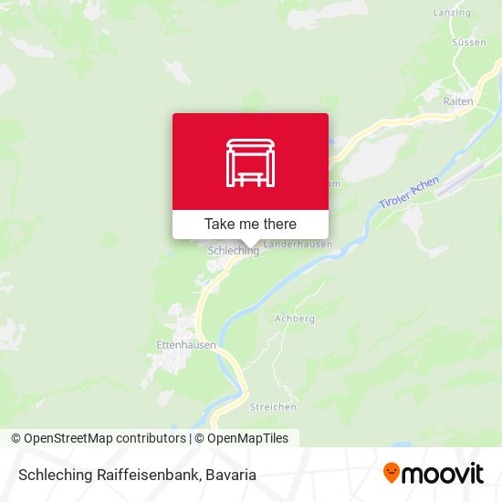 Schleching Raiffeisenbank map