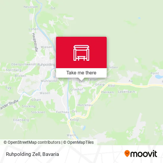 Карта Ruhpolding Zell