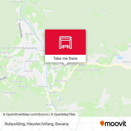 Ruhpolding, Häusler/Infang map
