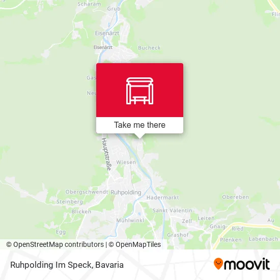 Карта Ruhpolding Im Speck