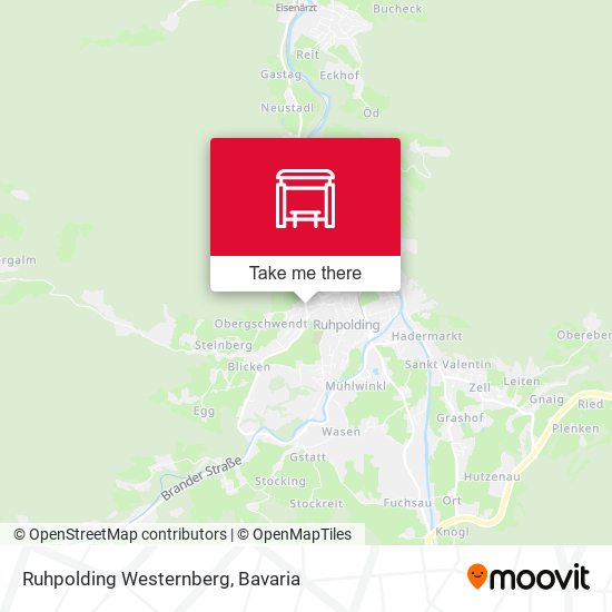 Ruhpolding Westernberg map