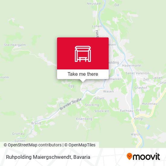 Ruhpolding Maiergschwendt map