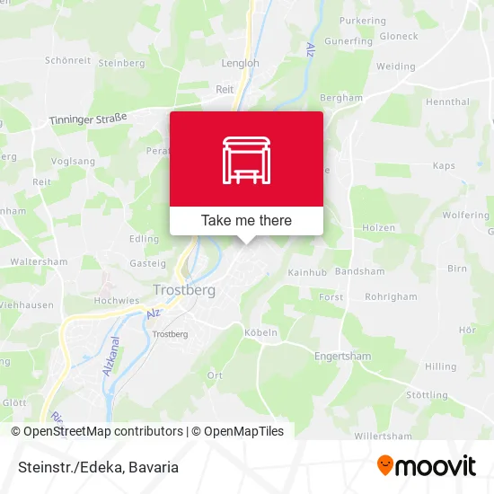 Карта Steinstr./Edeka