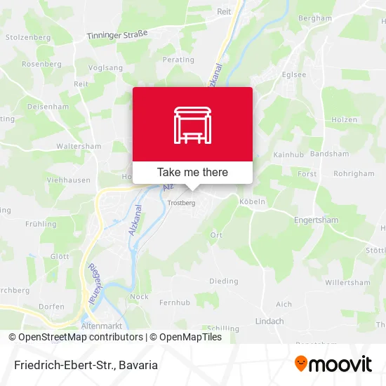 Карта Friedrich-Ebert-Str.