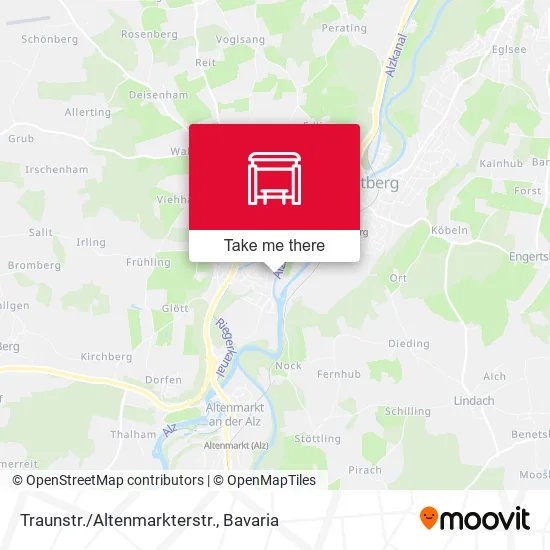 Карта Traunstr./Altenmarkterstr.