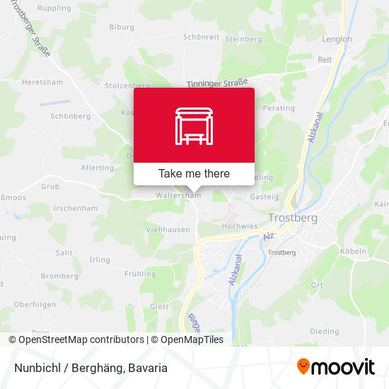 Nunbichl / Berghäng map