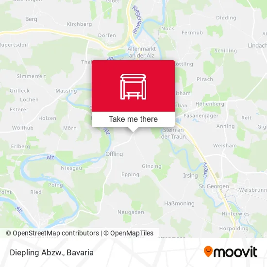 Карта Diepling Abzw.