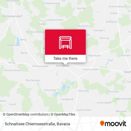Schnaitsee Chiemseestraße map