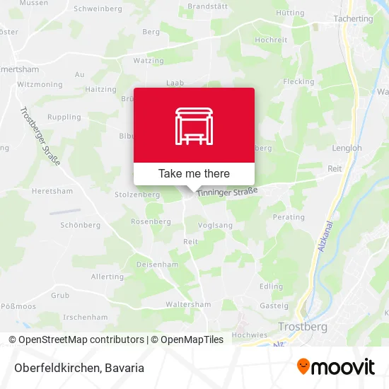 Карта Oberfeldkirchen