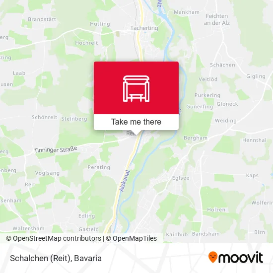 Карта Schalchen (Reit)