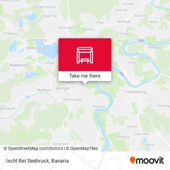 Карта Ischl Bei Seebruck