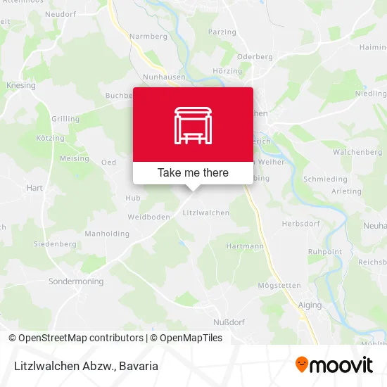 Карта Litzlwalchen Abzw.