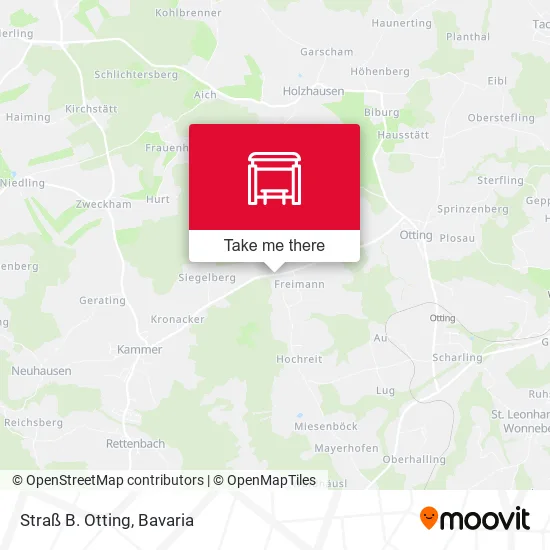 Карта Straß B. Otting
