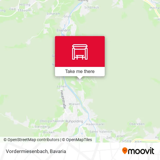 Карта Vordermiesenbach