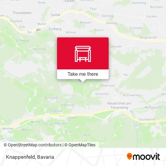 Карта Knappenfeld