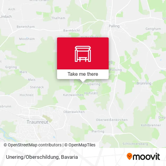 Карта Unering/Oberschildung