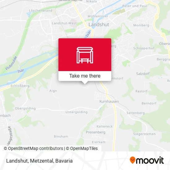 Карта Landshut, Metzental