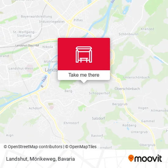 Карта Landshut, Mörikeweg
