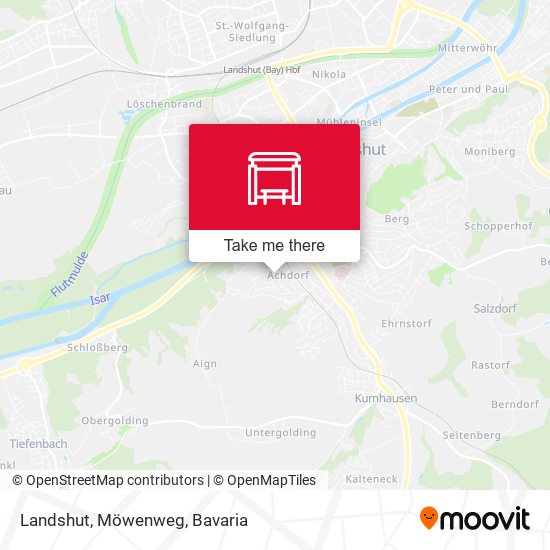 Landshut, Möwenweg map