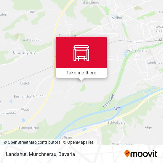 Landshut, Münchnerau map