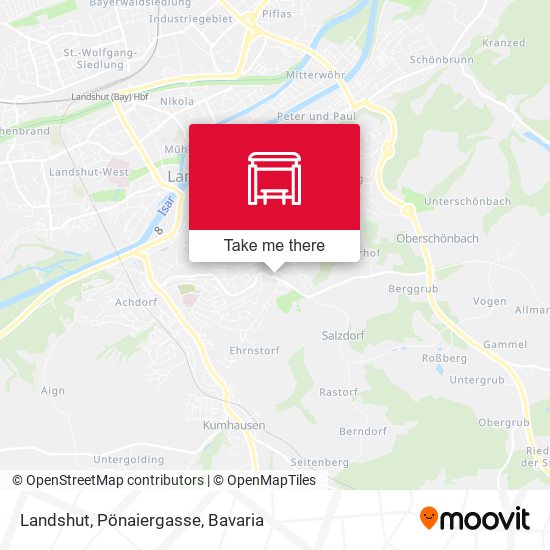 Landshut, Pönaiergasse map