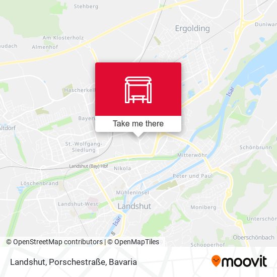 Landshut, Porschestraße map