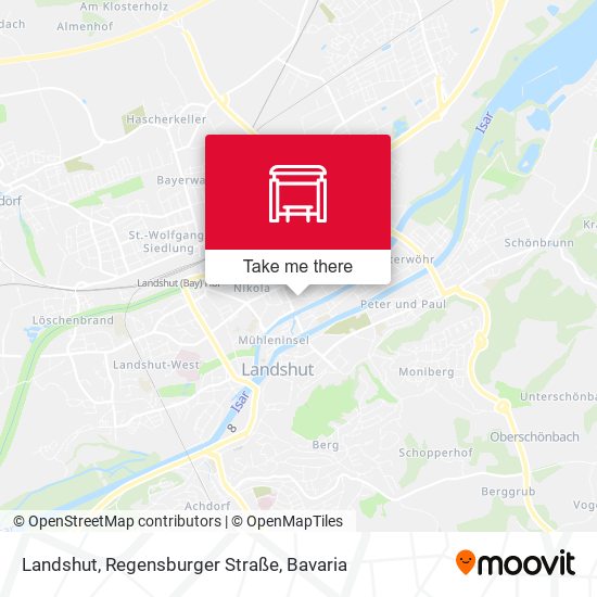 Landshut, Regensburger Straße map