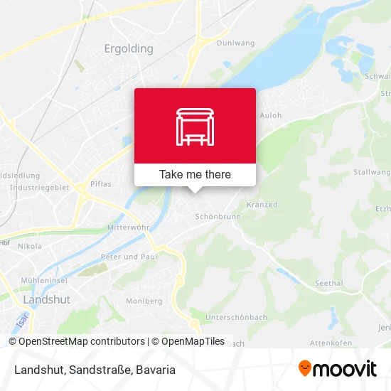 Карта Landshut, Sandstraße