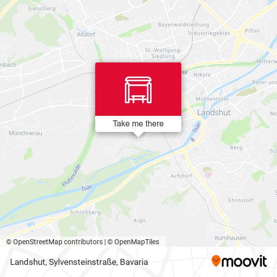 Landshut, Sylvensteinstraße map