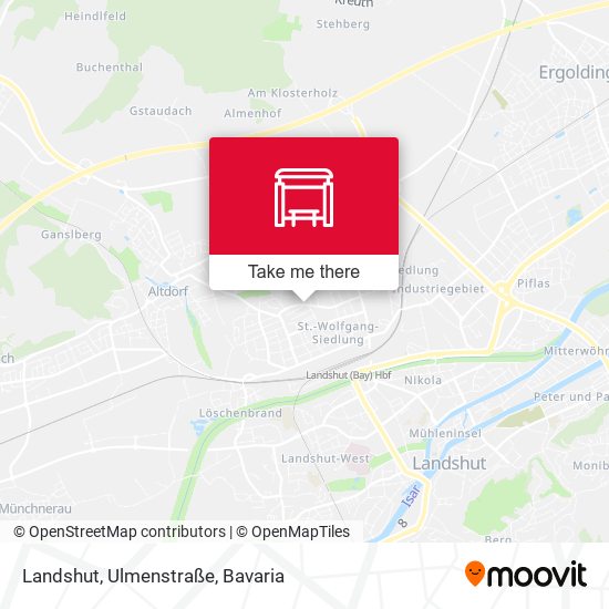 Landshut, Ulmenstraße map