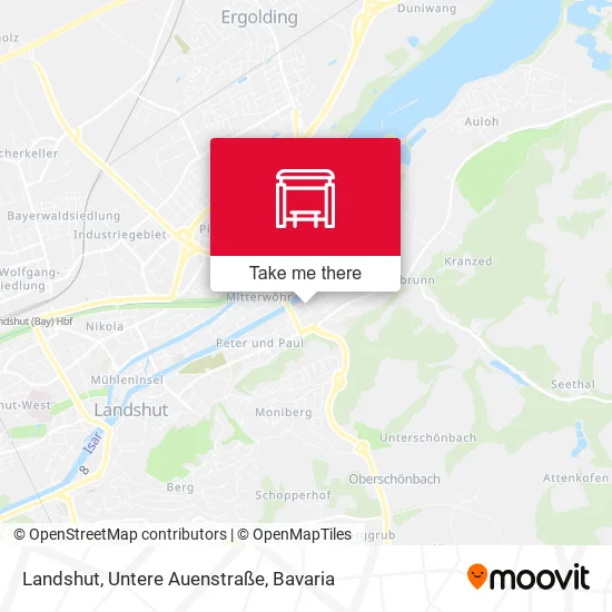 Карта Landshut, Untere Auenstraße