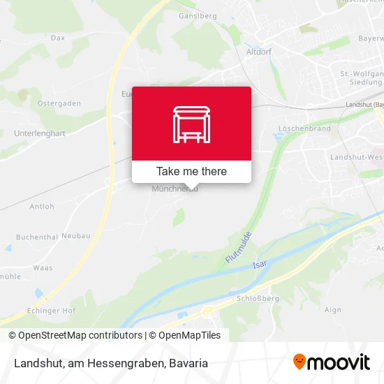 Карта Landshut, am Hessengraben