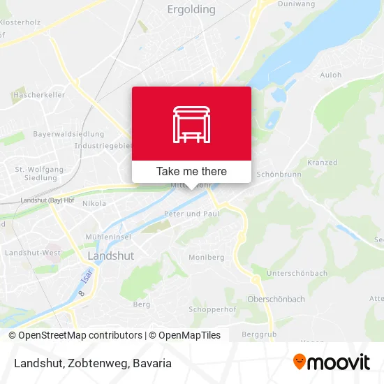 Карта Landshut, Zobtenweg