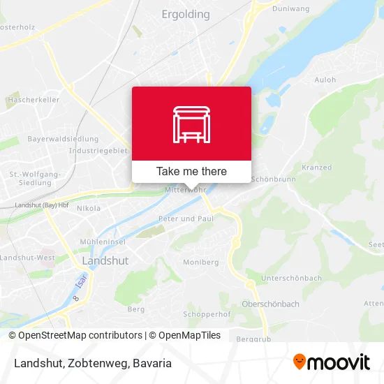 Карта Landshut, Zobtenweg