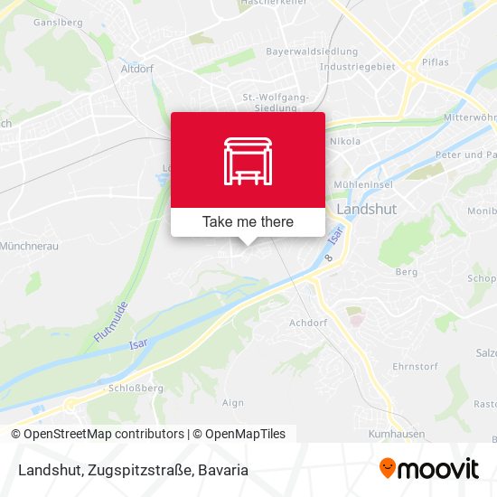 Landshut, Zugspitzstraße map
