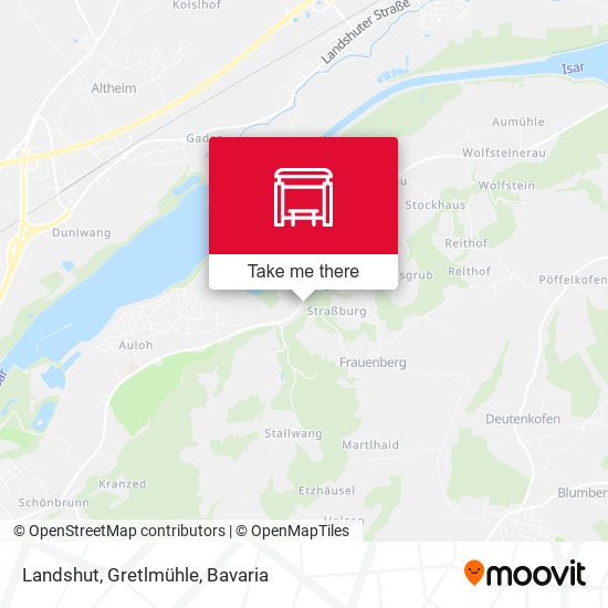Landshut, Gretlmühle map