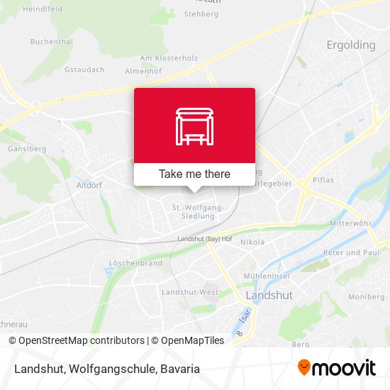 Landshut, Wolfgangschule map