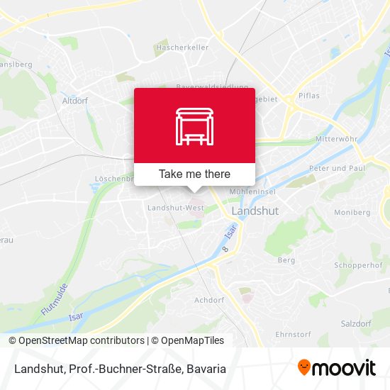 Landshut, Prof.-Buchner-Straße map