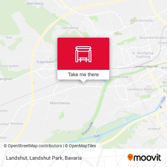 Landshut, Landshut Park map
