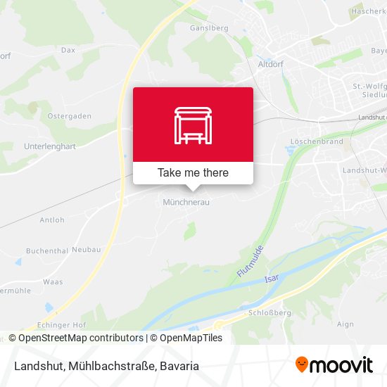 Landshut, Mühlbachstraße map