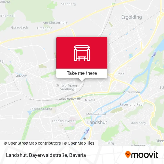 Карта Landshut, Bayerwaldstraße