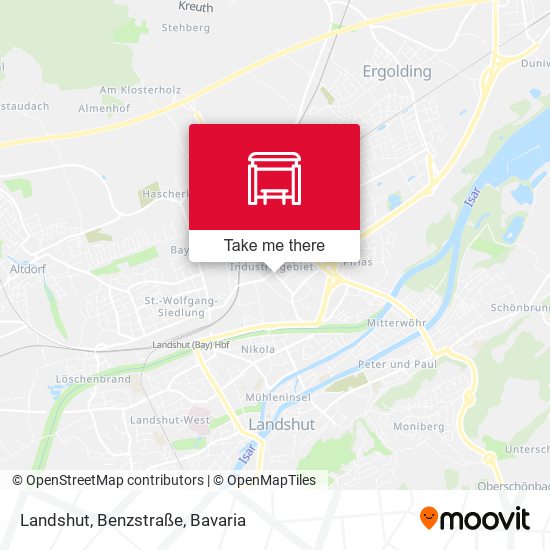 Landshut, Benzstraße map